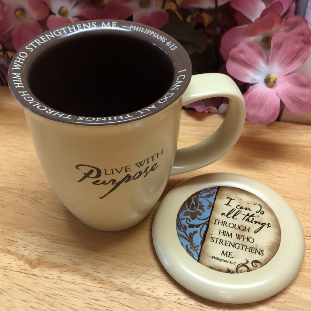 “I Can Do All Things”… Philippians 4:13 Ceramic Mug & Lid